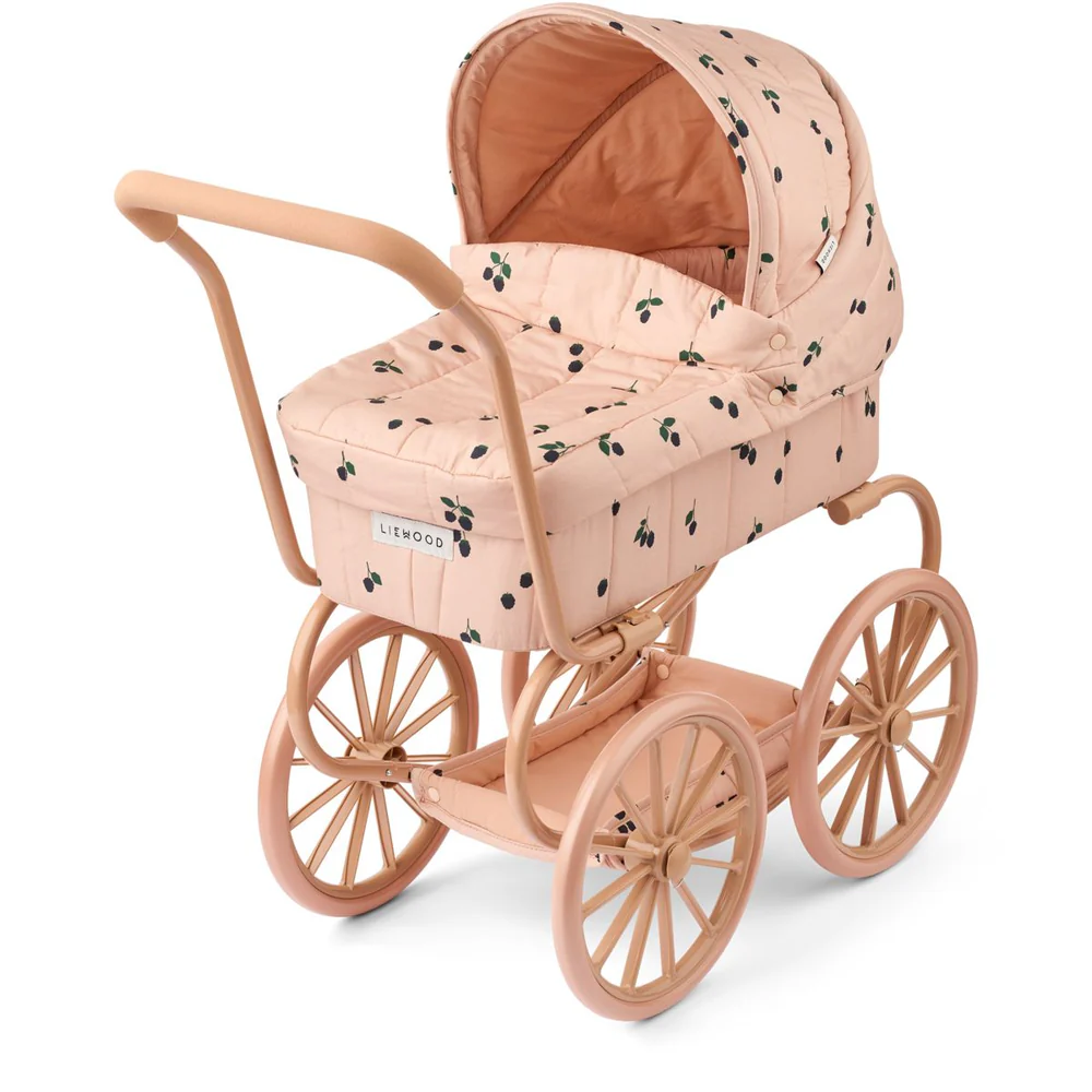 Liewood Dockvagn Rosa - Adaline Doll Pram Berry/ Pale Tuscany