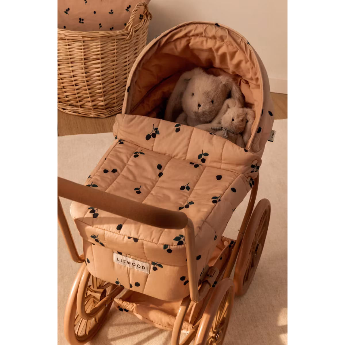 Liewood Dockvagn Rosa - Adaline Doll Pram Berry/ Pale Tuscany