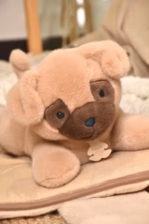 Mjukisdjur Hund - Les P'tits Relax Beige Mops