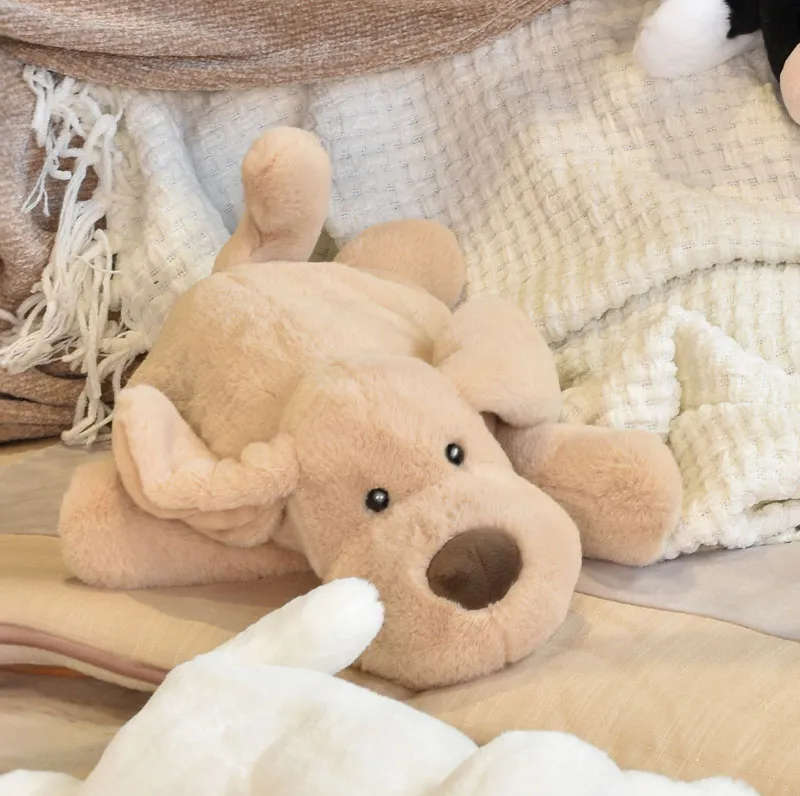 Mjukisdjur Stor Hund med Långa Öron Beige - Doudou et Compagnie