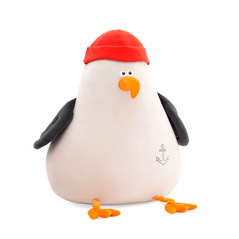 Mjukisdjur Stor Fågel med Mössa 50 cm - Orange Toys Albatross