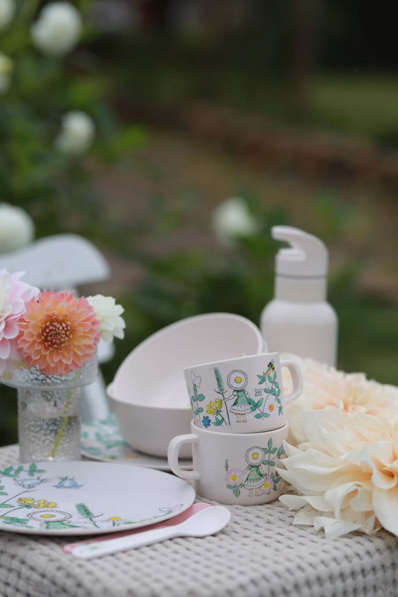 Tallrik Elsa Beskow Blomsterfesten Blommor Rätt Start Barnservis