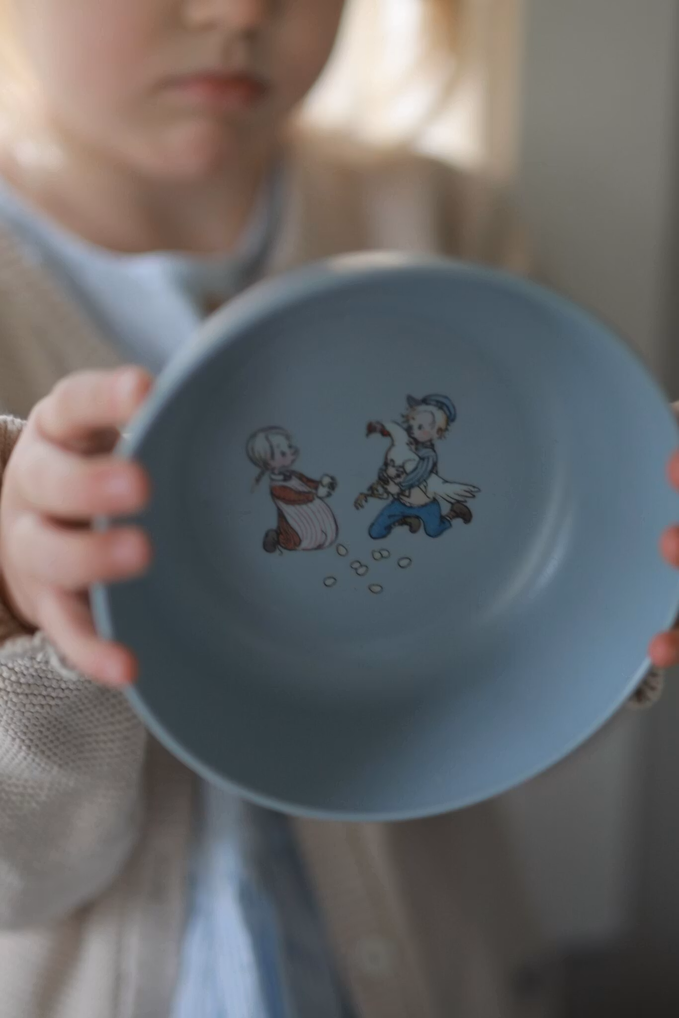 Skål Emil i Lönneberga Blå Astrid Lindgren Rätt Start Barnservis
