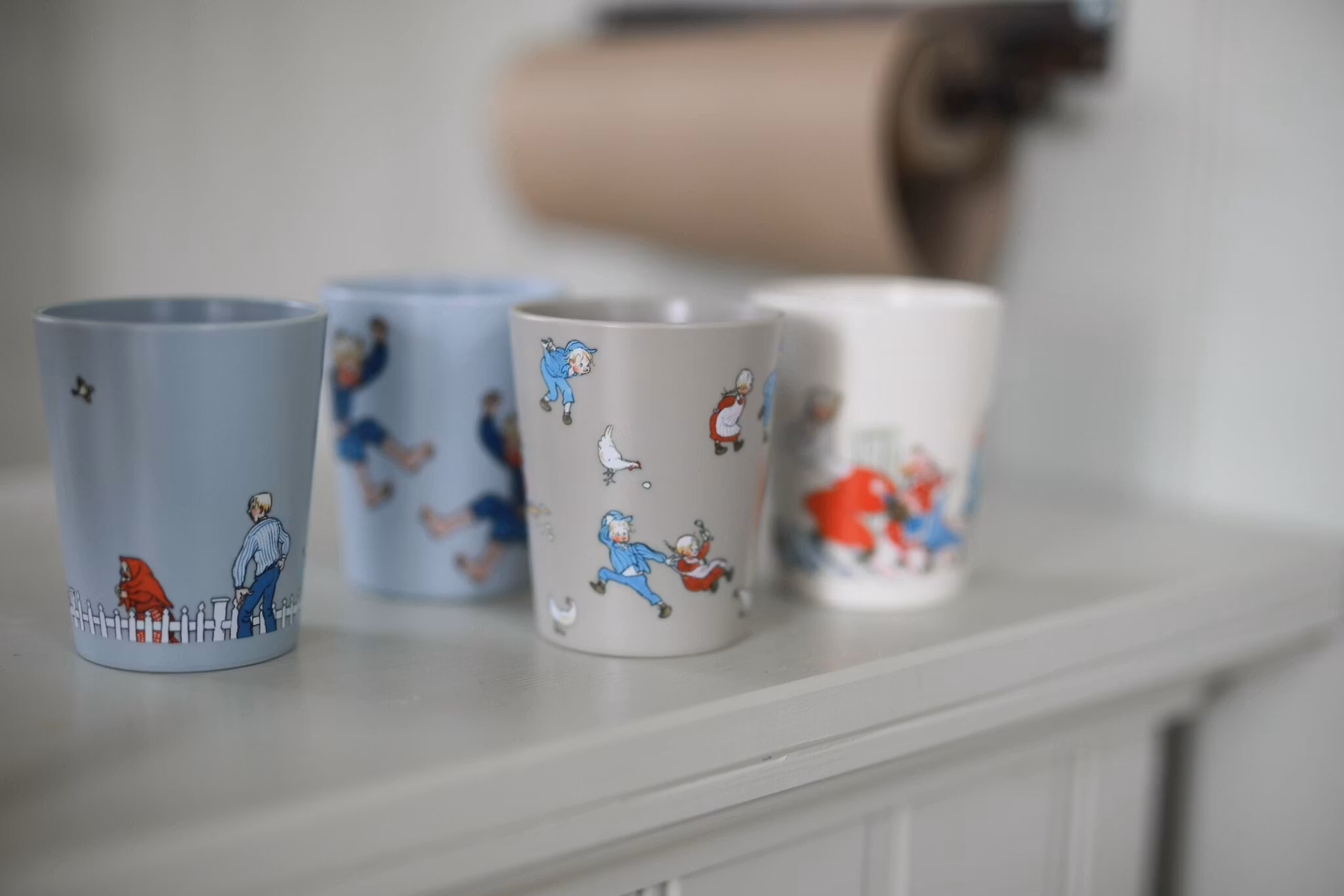Tumbler Mugg Blå Emil i Lönneberga Astrid Lindgren Rätt Start Barnmugg