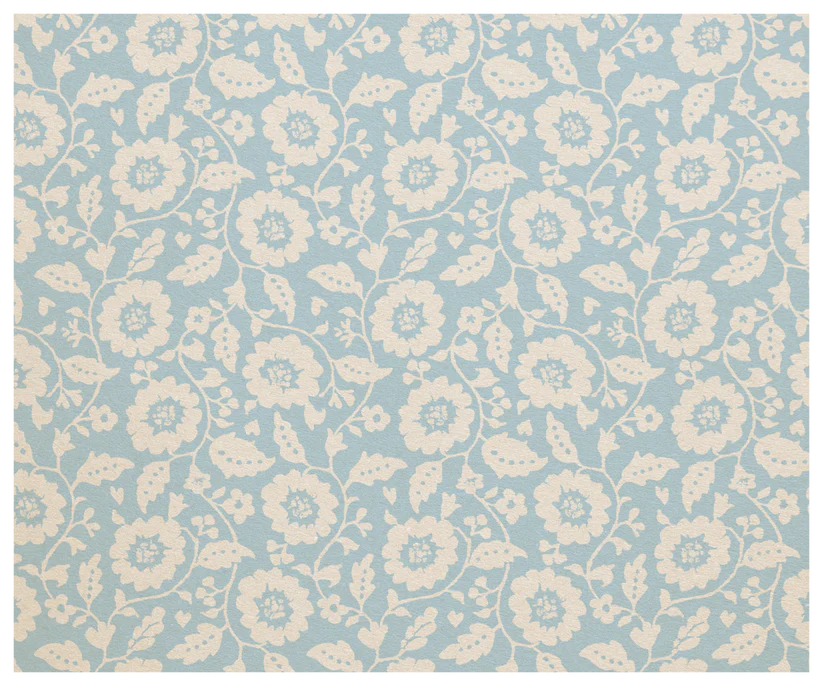 Maileg Silkespapper Blommigt Blått