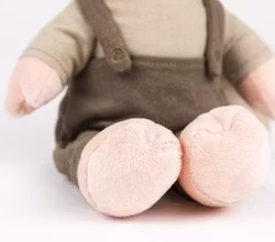 Mjukisdjur Gris med Gröna Hängselbyxor - Egmont Toys Grisen Bart