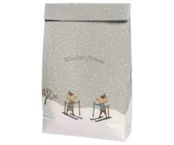 Maileg Presentpåse - Winter Mouse Möss på Skidor