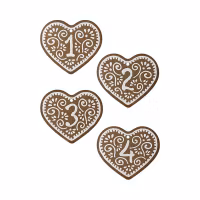 Maileg Siffror till Adventskalender Pepparkaka 1 - 4