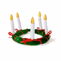 Oskar & Ellen Mjuk Luciakrona i Tyg