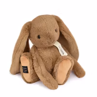 Mjukisdjur Kanin med Långa Öron Brun - Doudou et Compagnie Bunny Hazelnut