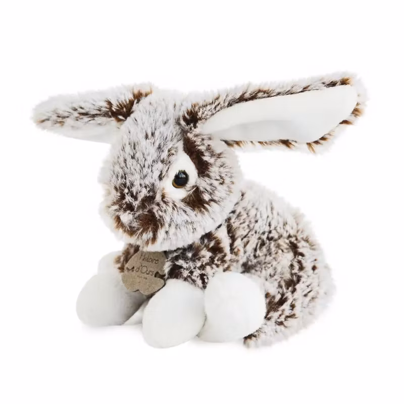 Mjukisdjur Kanin Brun Melerad - Z'animoos Doudou et Compagnie