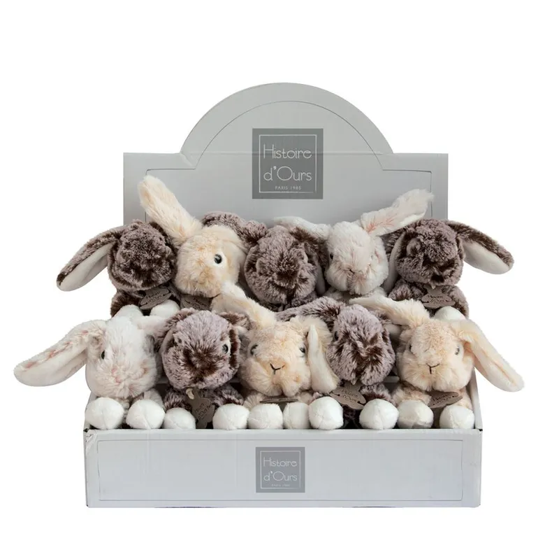 Mjukisdjur Kanin Beige Melerad - Z'animoos Doudou et Compagnie
