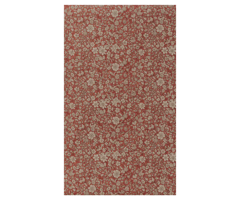 Maileg Presentpapper Blommigt Rött 10 m - Blossom Red