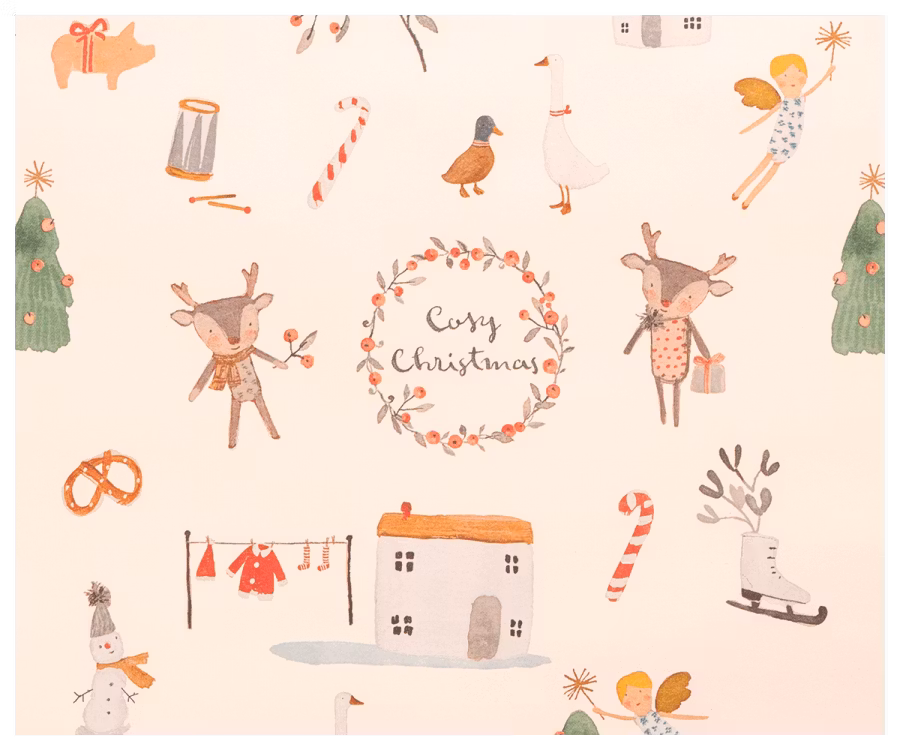 Maileg Presentpapper Jul 10 m - Cosy Christmas