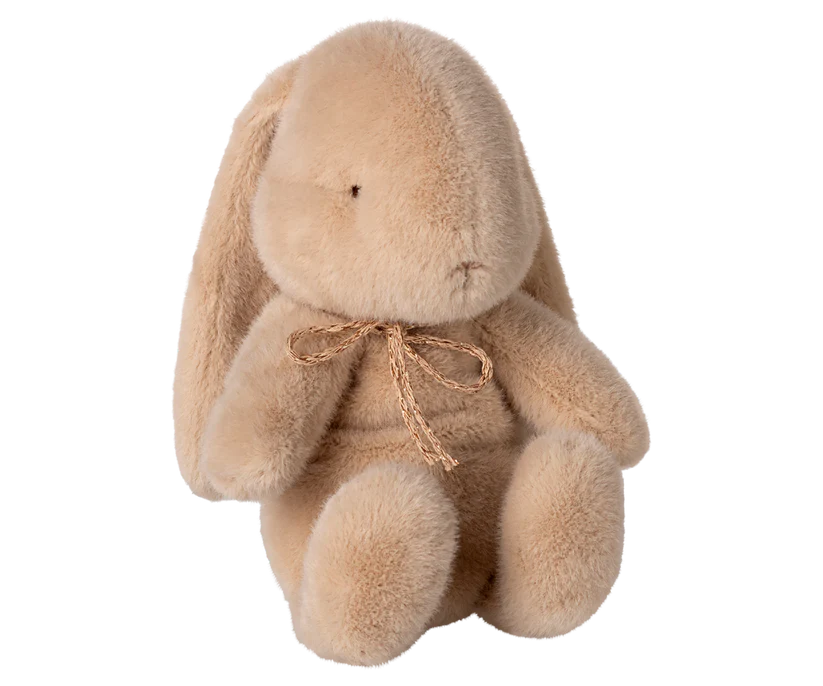 Maileg Kanin i Plysch med Rosett Small Brun - Bunny Plush Dusty Latte