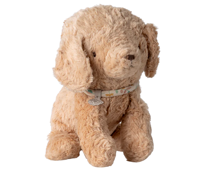 Maileg Valp med Halsband Small - Dusty Powder - Maileg S/S-26