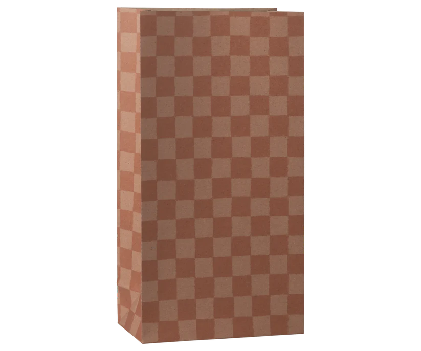 Maileg Presentpåse Rutig Rosa - Checker Powder / Vintage Rose - Maileg S/S-26