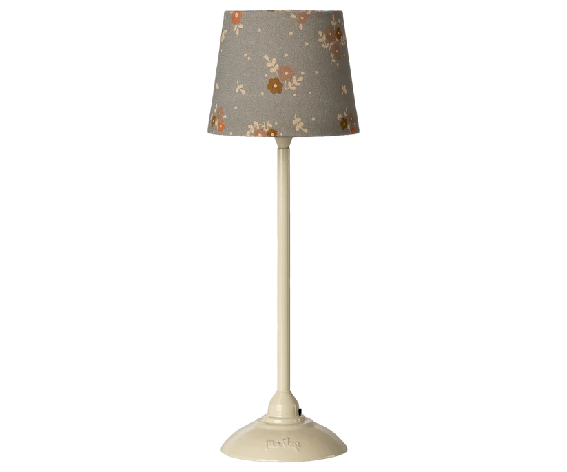 Maileg Golvlampa Stor Blommig Blå Sand - Maileg S/S-26