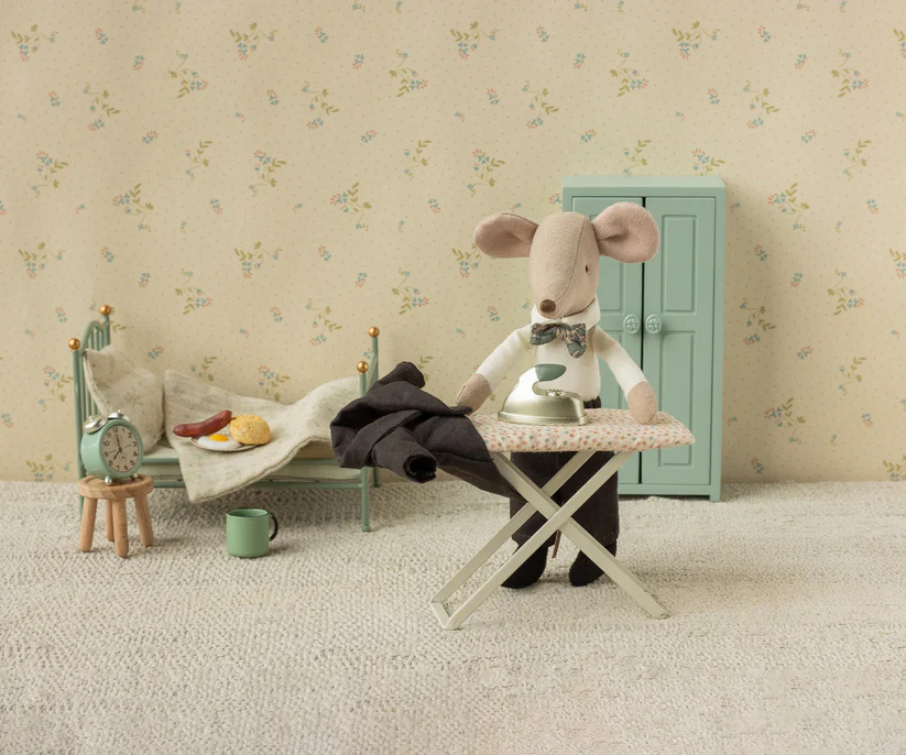 Maileg Kläder till Pappa Mus Brudgum - Kostym med Frack , Vit Skjorta och Fluga Bröllopskläder - Maileg S/S-26