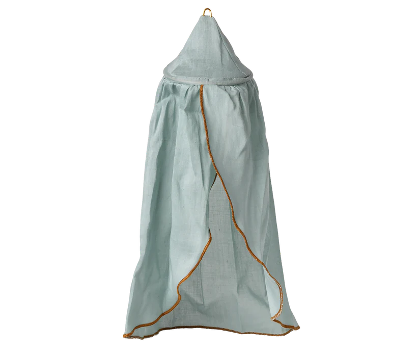 Maileg Sänghimmel Blå - Dekoration till Dockskåpet