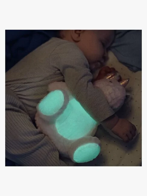 Mjukisdjur Självlysande Enhörning - Teddykompaniet Glow in The Dark 25 cm