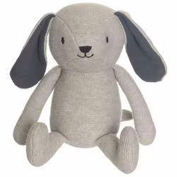 Mjukisdjur Stickad Gosig Hund - Teddykompaniet Hund Beige