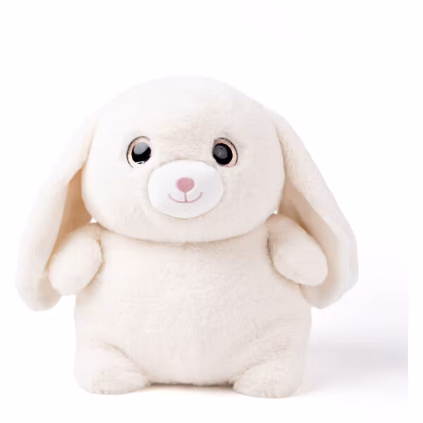 Mjukisdjur Tjock Kanin - Teddykompaniet Sumo Kanin Vit