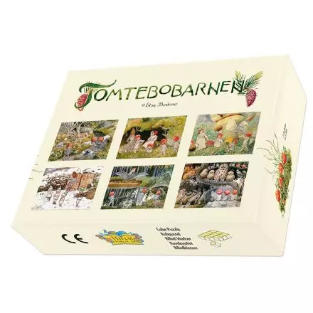 Tomtebobarnen Kubpussel - Pussel 12 Bitar Med 6 Olika Motiv Elsa Beskow