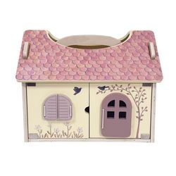 Litet Dockhus i Trä med Björnar och Möbler - Egmont Toys