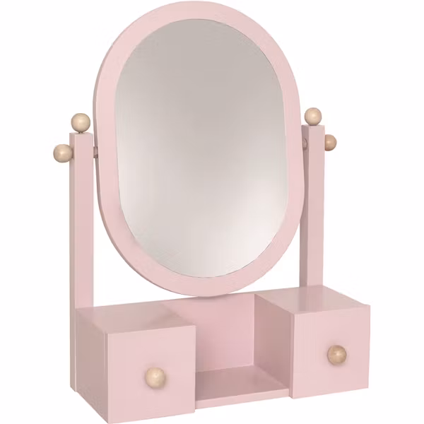 Pigtittare Rosa - Sminkbord med Spegel Jabadabado