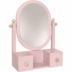 Pigtittare Rosa - Sminkbord med Spegel Jabadabado