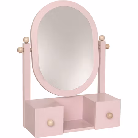 Pigtittare Rosa - Sminkbord med Spegel Jabadabado