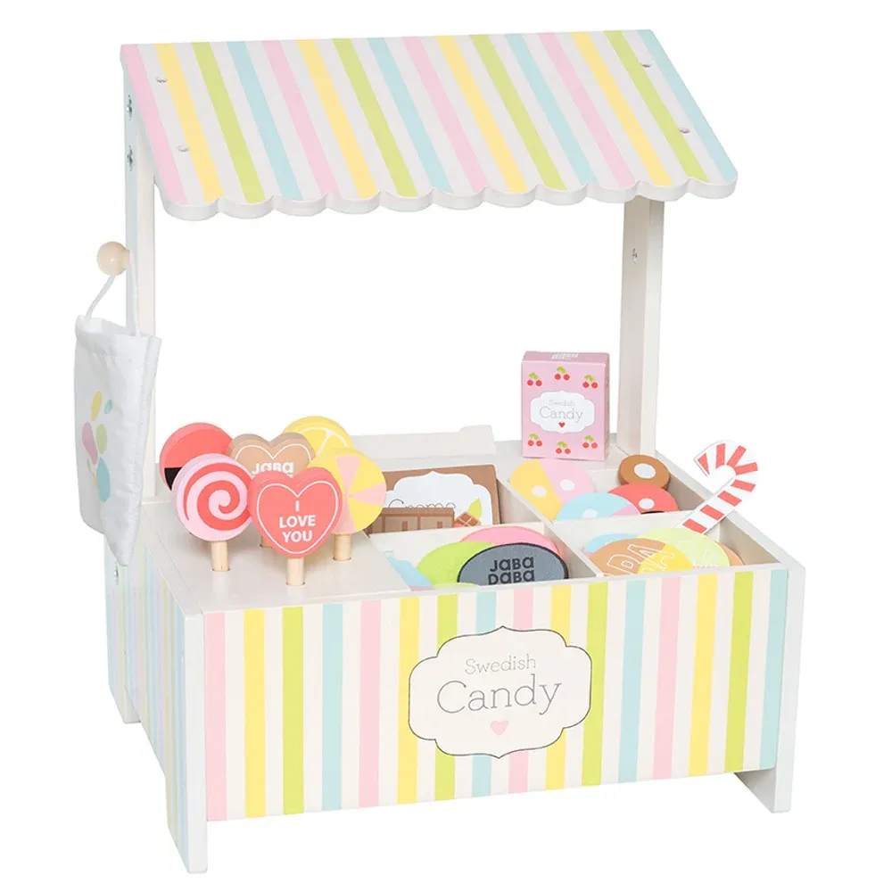 Lekset Godisbutik - Godis i Trä Swedish Candy Jabadabado