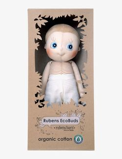 Ecobuds Rubens Barn Mjuk Docka - Aspen Ljus Pojke med Shorts