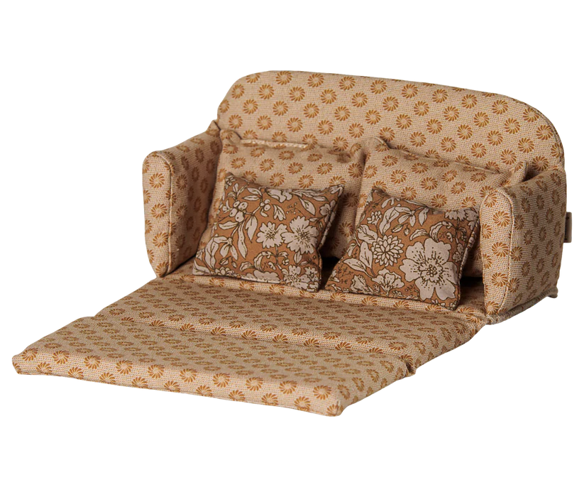 KOMMER I OKTOBER Maileg Stor Bäddsoffa Blommig med Kuddar - Maileg A/W - 26