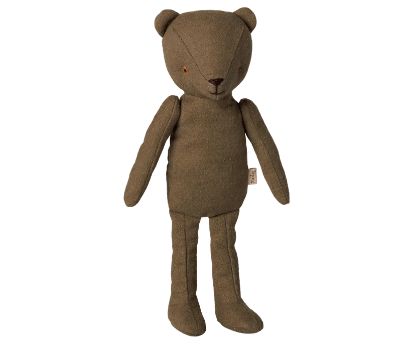 KOMMER I NOVEMBER Maileg Teddy Pappa Mörkbrun Ash Green - Maileg A/W -26