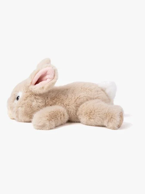 Teddykompaniet Kramgo Liggande Kanin - Soft Squad Gosedjur Beige