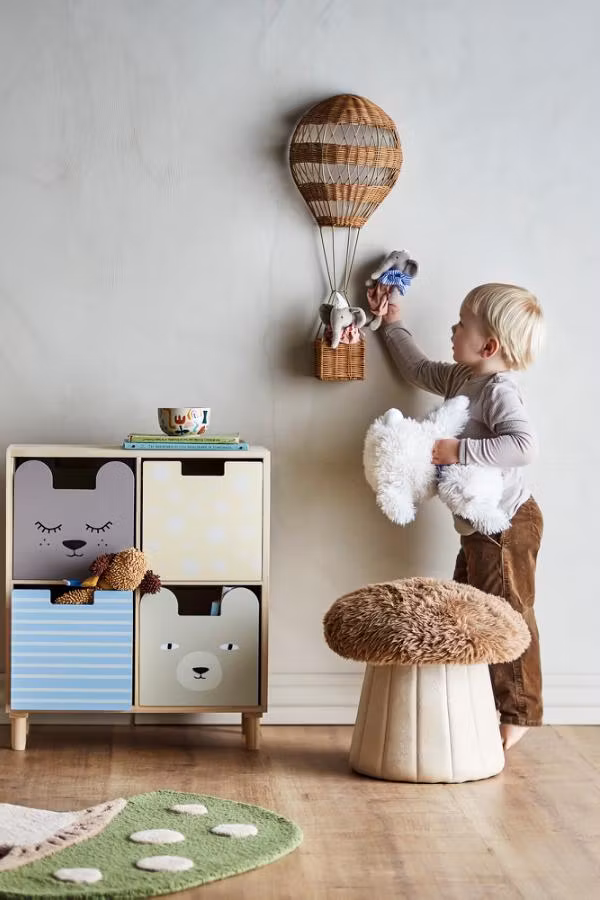 Bloomingville Puff Svamp Brun - Bertil Pouf