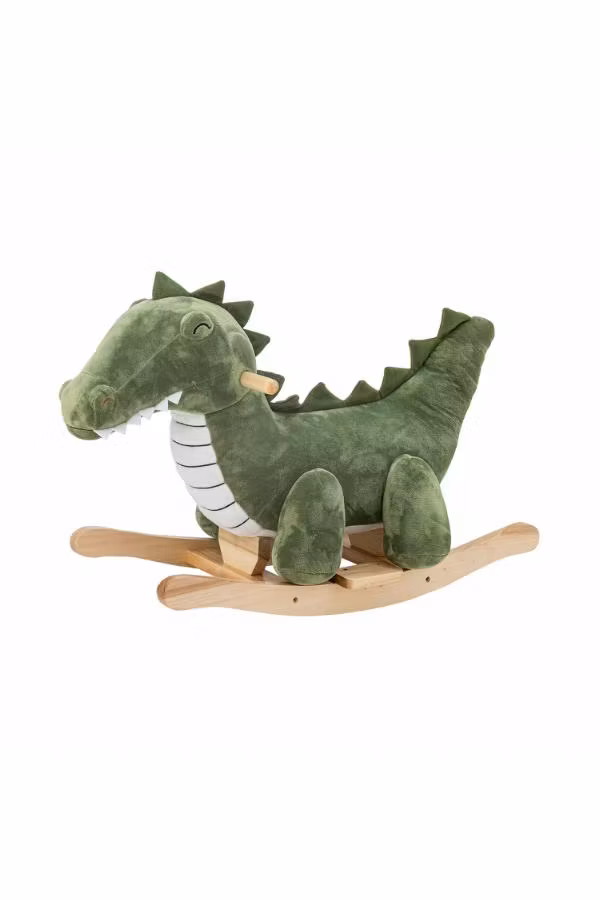 Bloomingville Gunghäst Grön Drake - Arnie Rocking Toy Krokodil