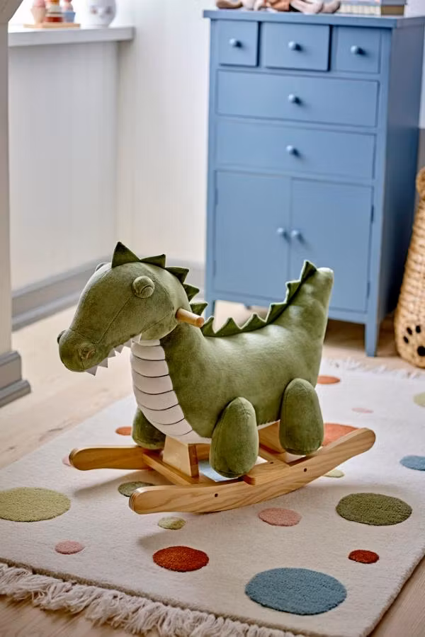 Bloomingville Gunghäst Grön Drake - Arnie Rocking Toy Krokodil