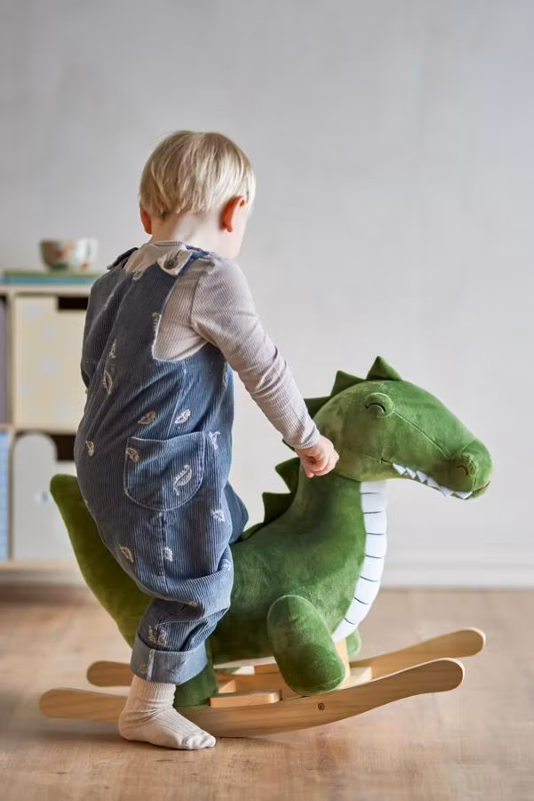 Bloomingville Gunghäst Grön Drake - Arnie Rocking Toy Krokodil
