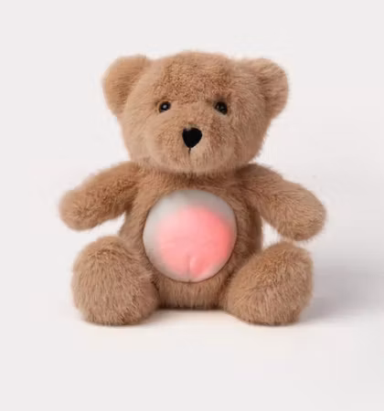 Teddykompaniet Mjuk Nalle Nattlampa med Ljud och Ljus
