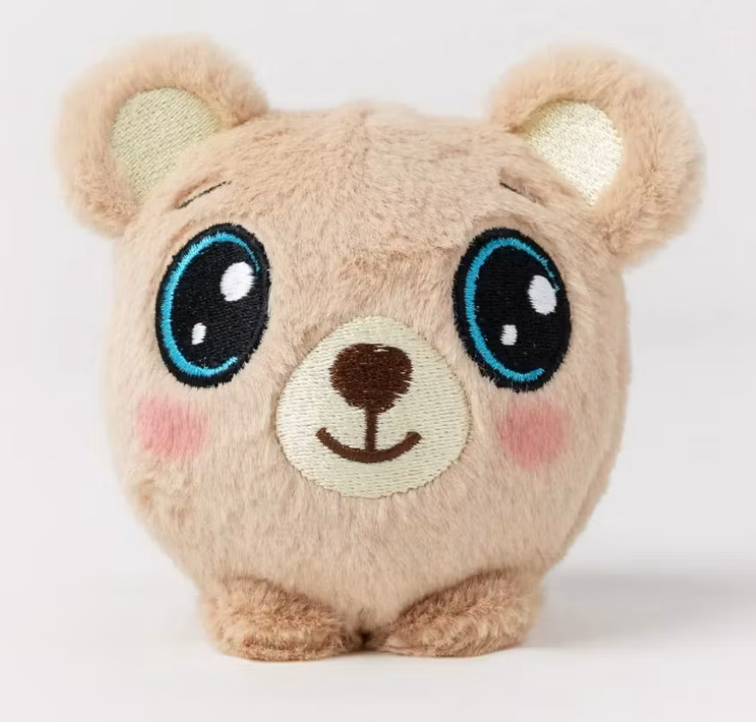 Teddykompaniet Mjuk Studsboll Brun Nalle - Boing Boll 10 cm