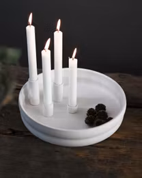 Ljusstake Bolmen Vit