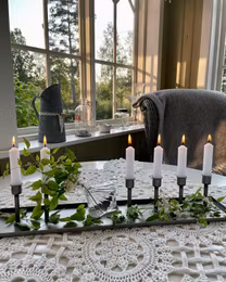 Ljusstake med 6 Ljus