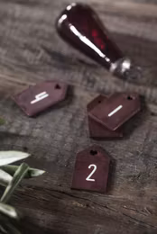 Adventssiffror 1-4 i Trä