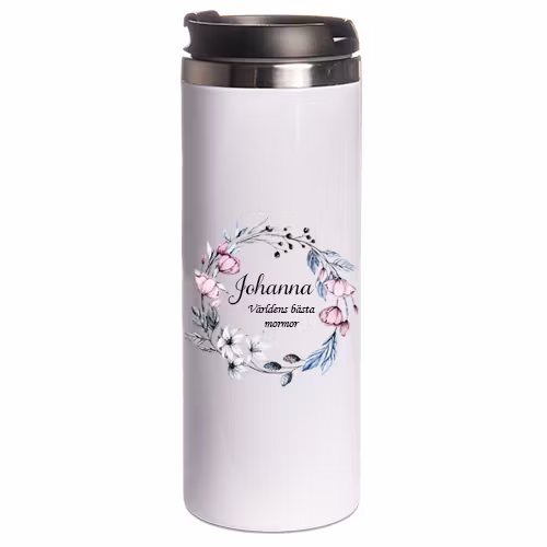 Termosmugg Blommor ring