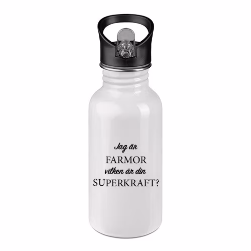 Stålflaska Superkraft + foto