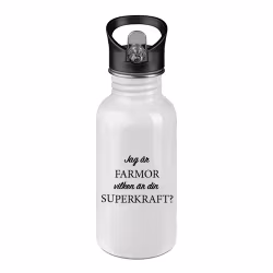 Stålflaska Superkraft + foto