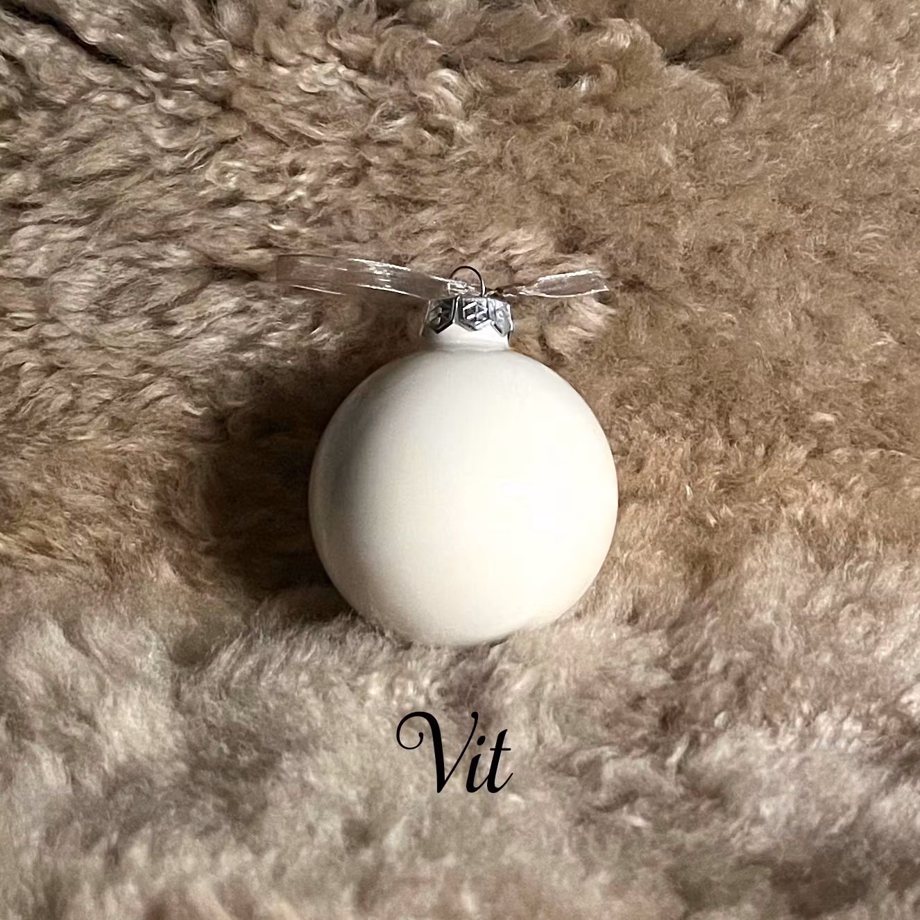 Julkula glas - Vår första jul